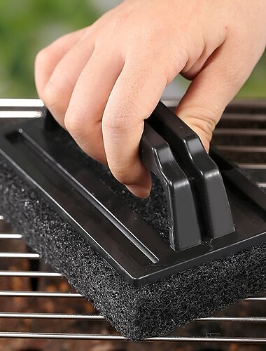  Grillgitter-Reinigungsbürste für den Grill, leistungsstarke Fleckenentfernungsbürste, wiederverwendbar
