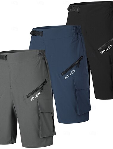  Wosawe Rennrad Speed Mountainbike Shorts Wandern Bergsteigen Arbeitshose Schnelltrocknende atmungsaktive Radhose BD152