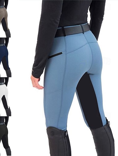  Damen Leggings Mode sportlich Volle Länge Hohe Taille Einfach Bequem Weich Hohe Elastizität Outdoor Urlaub Straße Marineblau Schwarz Weiß Himmelblau Sommer Frühling Schmale Passform