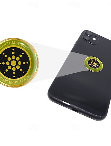  Adesivo anti-radiazioni per telefono Quantum Shield, toppa di protezione EMF da energia scalare, chip impermeabile in PVC e metallo per smartphone e tablet