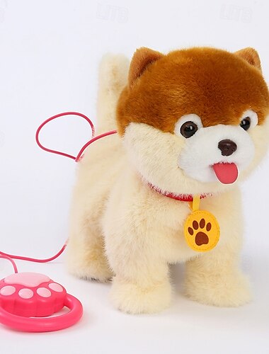  リモコンロボット犬電子ぬいぐるみ子犬犬のおもちゃインタラクティブおもちゃ散歩歌うぬいぐるみ動物ギフト3〜6歳の女の子と男の子向け