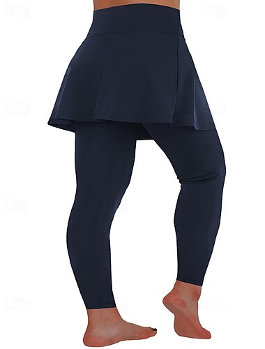  Damen Pilates-Leggings Sporthosen Yoga-Leggings Tasche Leicht Pilates Fitnessstudio Laufen Hosen Dunkelgrau Schwarz Burgund Übergröße Sport Sportkleidung Mikroelastisch