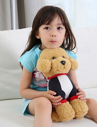  犬のぬいぐるみ、柔らかくて抱きしめたくなるようなゴールデンレトリバーのぬいぐるみ、大きな犬のぬいぐるみ、子犬の犬のぬいぐるみ、子供、女の子、男の子への誕生日プレゼント