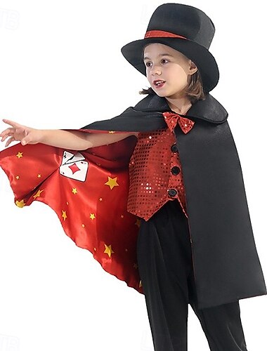  Magicien Journée STEM Jeu de rôle sur la carrière Robe Tenues Costume Cosplay Garçons Fille Enfant Performance Déguisement éducatif Déguisement pour un événement scolaire Halloween Carnaval Journée