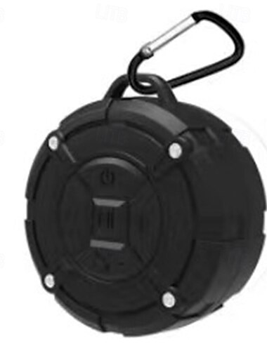  Duschlautsprecher, wasserdichter Bluetooth-Lautsprecher (IPX7), lauter HD-Sound, tragbarer kabelloser Lautsprecher mit Saugnapf &stabiler Haken, eingebautes Mikrofon, für Dusche, Pool, Strand, Outdoor