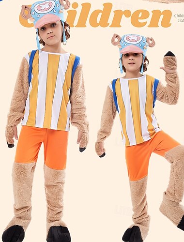  One Piece Pirata Tony Tony Chopper Animé Accesorios Disfraz Trajes De Cosplay Víspera de Todos los Santos Carnaval Día Mundial del Libro Rendimiento Disfraces educativos Disfraces para eventos