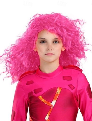  Lavagirl-Perücke für Kinder, Halloween, Cosplay, Partyperücken