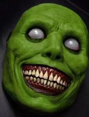  gruselige Halloween-Maske für Erwachsene, realistische und langlebige Naturlatex-Horror-Maske für Cosplay