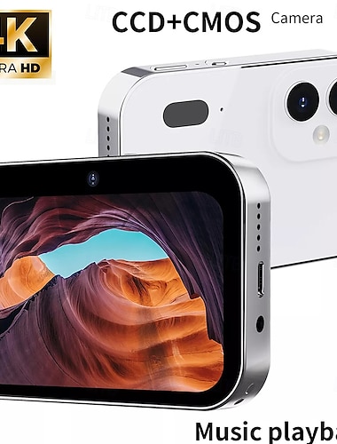  Nouvel appareil photo numérique 4K à vision nocturne, triple objectif, écran tactile HD 3 pouces 64 MP, transmission OTG, batterie 3 600 mAh
