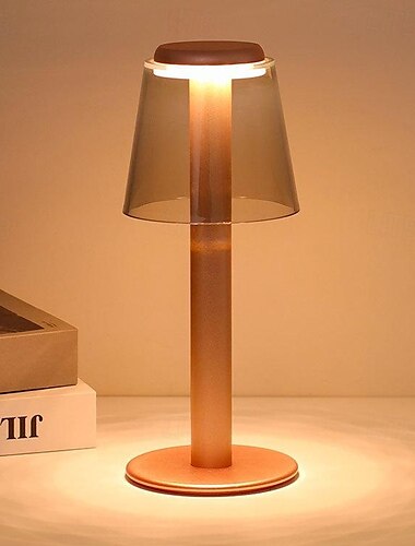  مصباح طاولة معدني لاسلكي يعمل باللمس مع جهاز تحكم عن بعد، مصباح طاولة LED يعمل بالبطارية، 3 ألوان قابلة للتعتيم، مصباح ليلي لغرفة الأطفال وغرفة النوم والمكتب والمقهى