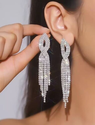  Damen Ohrstecker Tropfen-Ohrringe Tropisch Freude Tropisch Stilvoll Ohrringe Schmuck Silber Für Party