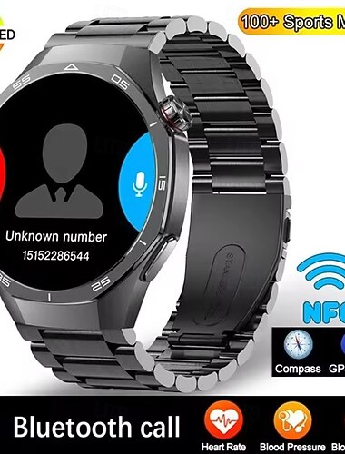  Chytré hodinky c15pro 1,52 palce HD AMOLED displej NFC tracker Bluetooth hovory sledování stavu hodinky