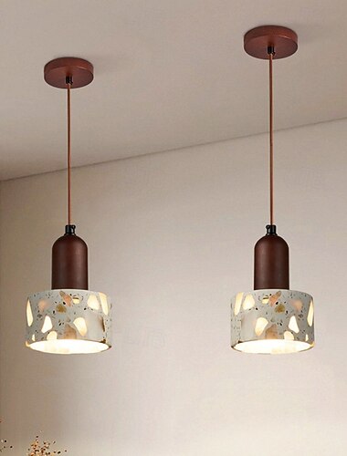  suosittu wabi sabi travertiinista valmistettu riippuvalaisin ruokailupöydän yllä keittiösaareke keltainen marmori ravintolasisustus riippuvalaisin