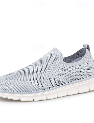  Beige Slipper aus Mesh-Kunstleder für Herren – leichte und atmungsaktive Komfortschuhe für den Alltag, Reisen und entspannte Wochenendaktivitäten