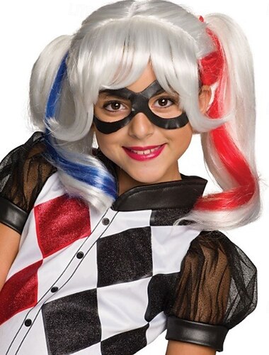  Harley Quinn Perücke Halloween Cosplay Party Perücken