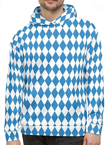  Oktoberfest Bier Kapuzensweatshirt Pullover Bayerisch München Deutsch Grafik Für Paar Herren Damen Erwachsene Karneval Oktoberfestbier 3D-Druck Party Alltagstauglich