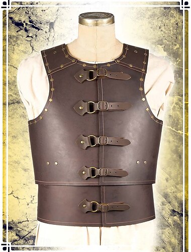  Retro / vintage Kostymer i middelalderstil Renessanse våpen og beskyttelse Brystvakt Ren Faire Knekt Viking Herre Viking Halloween Karneval Maskerade Fest Renessansemesse LARP Voksne Brystvakt