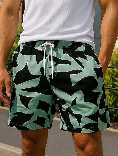  Herren Laufshorts Trainingsshorts Strandshorts Tasche Kordelzug Unterteile Training Sport & Outdoor Leicht Atmungsaktiv Fitnesstraining Training Laufen Normale Passform Sportbekleidung Sportkleidung