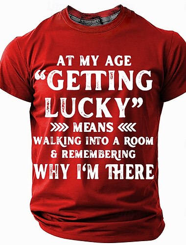  Herren Lustiger Slang T Shirt Kurzarm T-Shirt 3D-Druck Rundhalsausschnitt Hemd Mode Täglich Straße Lässig Täglich Schwarz Rote Blau Sommer Frühling Bekleidung S M L XL XXL XXXL