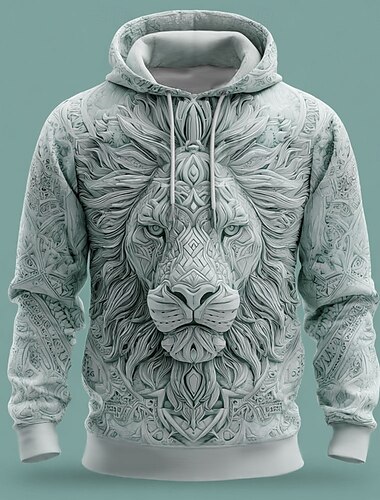  Herren 3D Kapuzenshirts Pullover Oberbekleidung Sweatshirt mit Kapuze Rundhalsausschnitt Cool 3D-Druck Club Streetwear Gelb Rosa Kordelzug 3D Herbst Winter Designer