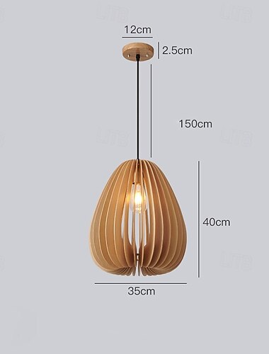 nicro nieuwe aankomst Scandinavische stijl bedlampen minimalistisch design ecologische cocon recycle huisdecoratie houten kroonluchter