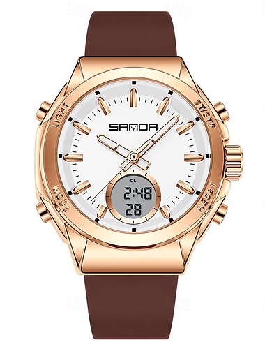  Sanda neue 9103 elektronische uhr wasserdichte led dual display multifunktionale frauen elektronische uhr