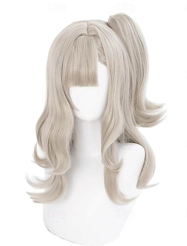  Matilda lange blonde Perücke für Frauen Cosplay Anime Halloween Sonnetteer lange Haarersatzperücken mit Bändern für erwachsene Frauen Kostüme Party Weihnachten Halloween Comic