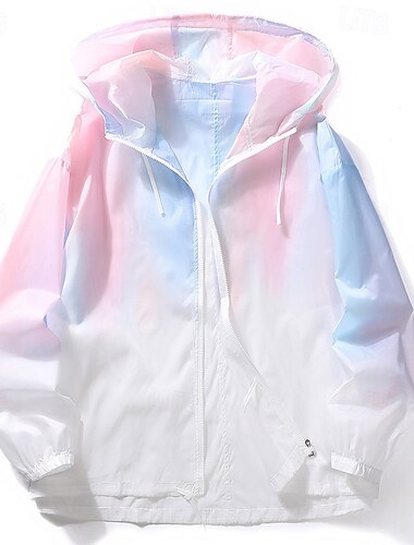  Hombre Chaqueta para correr Chaqueta para exteriores Full Zip Manga Larga Abrigos Deportivo Protección Solar Transpirable Secado rápido Ligero Tenis Golf Corriendo Ropa de deporte Ropa de Deporte