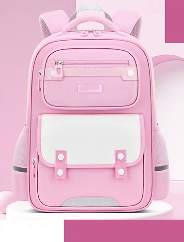  Grundschultasche Mädchen eins zwei drei Rucksack sechste Klasse Rucksack Lastreduzierung große Kapazität schützt die Wirbelsäule Kinder Schultasche