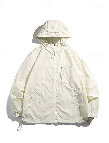  Homme Veste de course Veste d'extérieur Fermeture intégrale manche longue Vêtements d'extérieur Athlétique Protection solaire Respirant Séchage Rapide Léger Tennis Le golf Course Tenue de sport
