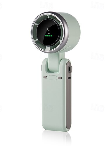  neuer kleiner Handventilator mit hoher Geschwindigkeit, Turboventilator, tragbarer, über USB wiederaufladbarer elektrischer Nackenventilator