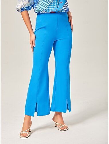  Dame Ankel-lengde Elegant Hvit Kongeblå Svart XS S M