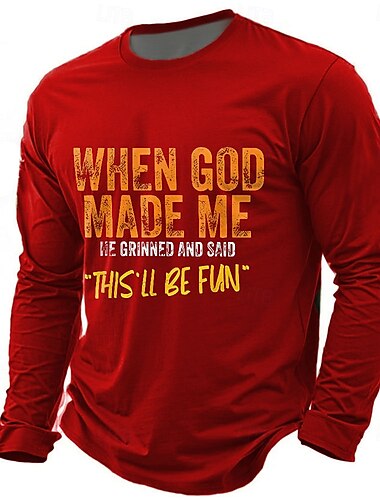 Herr Rolig Slang T-shirt Långärmad T-shirt 3D-tryck Rund hals Skjorta Mode Dagligen Grundläggande Gata Ledigt Dagligen Svart Rubinrött Blå Sommar Vår Alla årstider Kläder S M L XL XXL XXXL