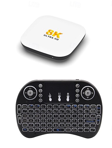  Android 14 Smart-TV-Box H96 Max M2 Plus Rockchip RK3528 1000 m LAN WLAN 6 Bluetooth 5.4 8K 4K BT mit Sprachgyroskop-Fernbedienung Set-Top-Box Media Player