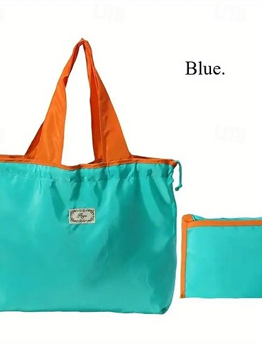  wiederverwendbare, faltbare Rucksack-Tragetasche für Damen, große Nylon-Einkaufstasche, tragbare Geschenktasche für Lehrer, Valentinstag, Erntedankfest