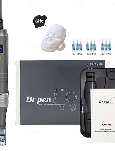  плагин дизайн подлинный dr pen m8-c derma pen микронидлинг машина уход за кожей салон красоты набор инструментов