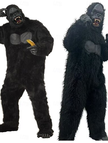  King Kong Cosplay Kostüm Maskerade Outfits Cosplay Herren Erwachsene Party / Abend Karneval Maskerade Einfaches Karnevalskostüm