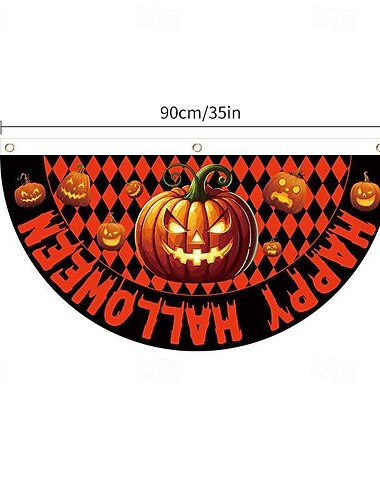  Halloweenská vlajka fanoušků, zavěšení venkovní vlajka pro venkovní halloween, plot na zahradu, zavěšení strašidelné dýňové banner, vlajka, dekorace na stůl, podzimní dekorace do pokoje, estetická halloweenská dekorace na narozeninovou párty