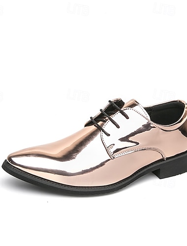  grüne Lackleder-Schnürschuhe für Herren – glänzende Abendschuhe mit poliertem Finish, ideal für Hochzeiten und Abendveranstaltungen