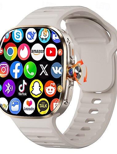 imosi Android Smart Watch Herren GPS 3 GB RAM/32 GB ROM Speicher HD Dualkamera NFC 2G 4G SIM-Karte WLAN kabelloser schneller Internetzugang