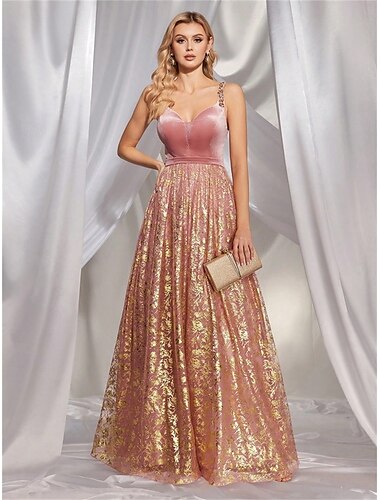  A-Linie Quinceanera-Kleider Elegant Kleid Formell Hochzeit Bodenlang Ärmellos Herzförmiger Ausschnitt Polyester mit Falten 2025