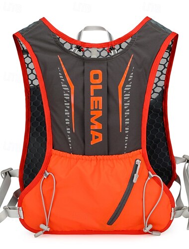  Жилет для бега Водный пакет Жилет для питья Armwarmers Отражение Водонепроницаемость Быстровысыхающий Полиэстер для Марафон Пешеходный туризм Бег