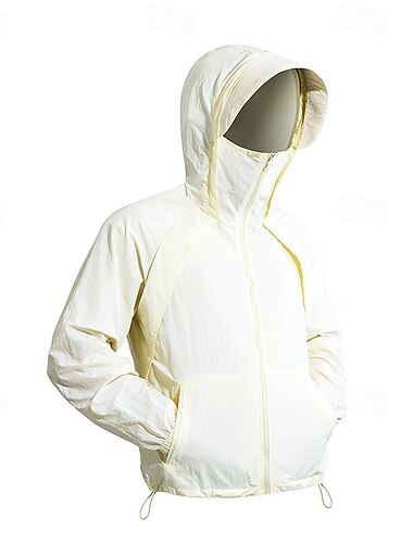  Herren Laufjacke Outdoorjacke Vollreißverschluss Langarm Oberbekleidung Sportlich Sonnenschutz Atmungsaktiv Schnelltrocknend Leicht Tennis Golfspiel Laufen Sportbekleidung Sportkleidung Einfarbig