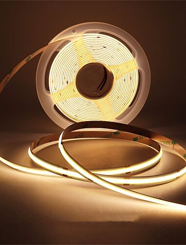 10m COB LEDストリップライト 320 LED/m 16.4フィート 高密度フレキシブルテープリボン 3000-6500k ra90 LEDライト DC 24V