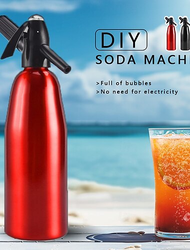  Machine à soda en aluminium, machine à eau gazeuse, cola domestique, thé au lait à bulles, salle de sport, boissons sans sucre