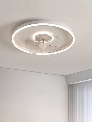  moderne minimalistische Deckenventilatorleuchte im nordischen Wolkenstil für Schlafzimmer/Esszimmer/Kinderzimmer