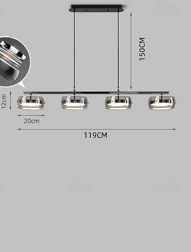  3-Light 4-Light 5-Light 90 cm Enkel ontwerp Plafond Lichten & hangers Metaal Glas Artistiek Noordse stijl 110-120V 220-240V