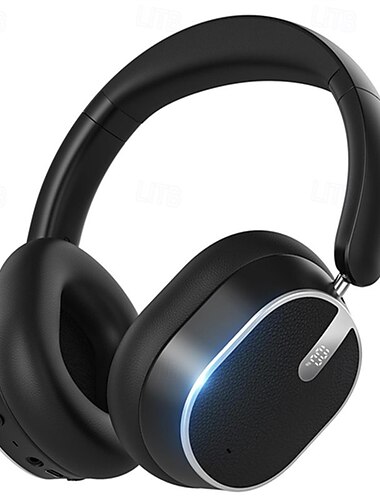 Hybrid-Kopfhörer mit aktiver Geräuschunterdrückung, kabellose Over-Ear-Bluetooth-Kopfhörer, faltbares kabelloses Headset, 60 Stunden Wiedergabezeit, hochauflösender Klang, tiefer Bass, Ohrmuscheln aus