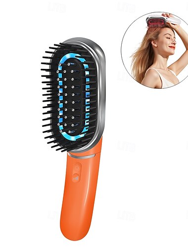  LED blåröd ljusterapi hårmassageborste hårbottenmassage kam ems mikroström negativ jon hårkam