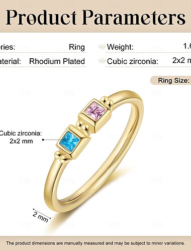  personalisierter Geburtssteinring Muttertag/Valentinstag/Geburtstag Jahrestagsgeschenk für Mama Ehefrau Freundin ewige Liebe Muttertagsgeschenk Freundin Schmuck Jahrestagsschmuck